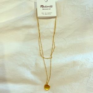 Madewell Coin Layering necklaces
